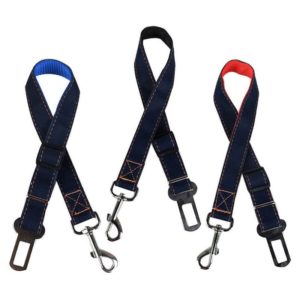 Adjustable Pet Harness Seat Belt For Leash